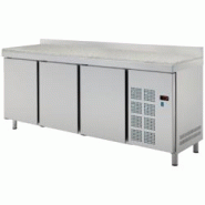 Table réfrigérée pour pâtisserie plan de travail en granit. 3 portes. - 1730x800x850 mm - 300 W 230/1V - 7M242170 Eurast - inox 7M242170 Table réfrigérée pour pâtisserie plan de travail en granit. 3 portes. - 1730x800x850 mm - 300 W 230/1V - 7M242170 Eurast - inox 7M242170