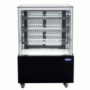 Vitrine réfrigérée droite noire 678 litres à 3 étagères WDG186HF Atosa