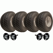18x9.50-8 Twin Axle ATV Quad Trailer Kit Four P332 Grass Wheels SPP Axles 1500kg 18x9.50-8 Twin Axle ATV Quad Trailer Kit Four P332 Grass Wheels SPP Axles 1500kg