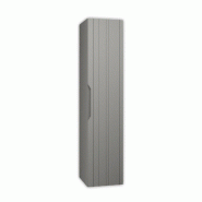 AQA Design Colonne de salle de bain en MDF SOLMIRA gris L.35 P.32 H.160 MPSO491-GRI - gris Bois manufacturé MPSO491-GRI