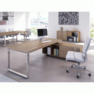Bureau de direction en bois sur crédence disponible en stock Bureau de direction en bois sur crédence disponible en stock
