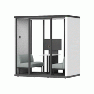 Cabine acoustique Meetbox4 Silens 4 personnes - Blanc
