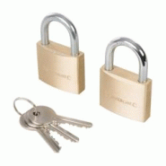 Cadenas Interchangeables 40 mm - Lot de 2 - Sécurisez Vos Effets Personnels - Silverline - gris 5024763181825 Cadenas Interchangeables 40 mm - Lot de 2 - Sécurisez Vos Effets Personnels - Silverline - gris 5024763181825