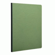Clairefontaine Lot de 5 Cahier Age Bag A4, 192p./96 feuilles 90 g/m² brochure dos toilé, couv. Coloris vert, ligné - 3329687914637