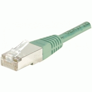 Cordon rj45 catégorie 6 f/utp vert - 10 m 244560