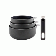 COSY&TRENDY lot de 3 casseroles aluminium 16/18/20cm 5189002 - 5401110334606