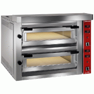 Diamond - Four électrique à pizzas, 2x 4 pizzas - réf. LFD-08 - gris AKS-LFD-08