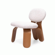 Fauteuil lounge Heilan Butaca structure en chêne Fauteuil lounge Heilan Butaca structure en chêne