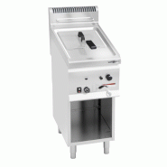 Friteuse à gaz sur pieds - 1 cuve de 8 litres - Acier inox - Thermostat - 6,6 kW Friteuse à gaz sur pieds - 1 cuve de 8 litres - Acier inox - Thermostat - 6,6 kW