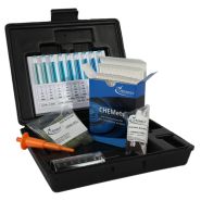 Kit d’analyse visuelle du Sulfure 1000-10000 ppm, type : HR CHEMets 30 ampoules, marque Chemetrics - Ref.: NBL037 Kit d’analyse visuelle du Sulfure 1000-10000 ppm, type : HR CHEMets 30 ampoules, marque Chemetrics - Ref.: NBL037