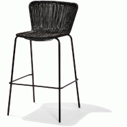 Luca - Tabouret de bar empilable Noir_0