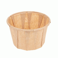 Pot en papier ingraissable 60ml naturel Ø5,4x3,4cm - par 250