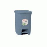 Poubelle à pédale Stefanplast Domus, 20 L, bleu fumé - 8003507903036
