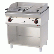 RM GASTRO Grill pierre de lave à gaz double 2x 52x36 avec soubassement REDFOX - GL 70/80 G - REDFOX - 0615402425360