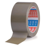 Ruban adhésif d'emballage PVC Tesa 4120, 50 mm x 100 m, Havane Ruban adhésif d'emballage PVC Tesa 4120, 50 mm x 100 m, Havane