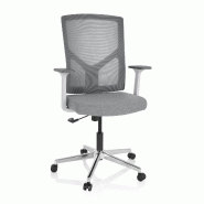 Siège de bureau / Siège pivotant BRETON BASE W Tissu / Tissu maille gris hjh OFFICE - gris polyester 751001