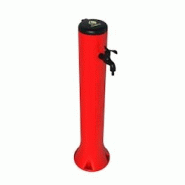 Sined - Fontaine de jardin rouge Triton en PEHD - Raccordement rapide - Hauteur 100 cm, diamètre 15 cm Sined - Fontaine de jardin rouge Triton en PEHD - Raccordement rapide - Hauteur 100 cm, diamètre 15 cm