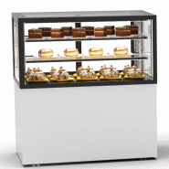 Vitrine réfrigérée INTEGRA humidité contrôlée sur base - 1000 mm - 3 niveaux - H1100 mm - IN100/50-110H | Sayl Barcelona