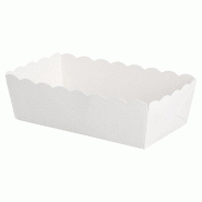 Barquette carton blanc 9x5x3,2cm - par 4000