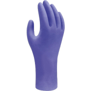 Boîte de 100 gants nitrile bleu cobalt tm 7/8 - SHOWA - 7540-t.M - 743739