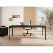 Bureau de direction en mélaminé Rendez-Vous Aléa structure tube d'acier design