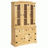 Helloshop26 - Buffet bahut commode armoire meuble de rangement organisateur cuisine salle de séjour salon Corona 112 x 43 x 196 cm 02_0031748 - 30002 Helloshop26 - Buffet bahut commode armoire meuble de rangement organisateur cuisine salle de séjour salon Corona 112 x 43 x 196 cm 02_0031748 - 30002