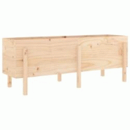 Helloshop26 - Jardinière bac lit surélevé plantes fleurs terrasse jardin de jardin 160 x 50 x 57 cm bois de pin massif marron 02_0039376 - 30002184 Helloshop26 - Jardinière bac lit surélevé plantes fleurs terrasse jardin de jardin 160 x 50 x 57 cm bois de pin massif marron 02_0039376 - 30002184