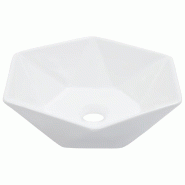 Helloshop26 - Lavabo lave-mains vasque à poser monter salle de bain intérieur salle d'eau cabine de toilette maison 41 x 36,5 cm 02_0002622 - 300010