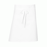 Molinel-lot de 5 tabliers demi-chef pol blc tuniq - blanc Matériau naturel 48049999001 TUNIQ