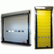 Porte rapide maviroll / souple / à enroulement / en métal / utilisation intérieure / 4000 x 4000 mm