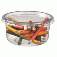 Pot rond (couvercle non inclus) PET transparent 360ml - par 500