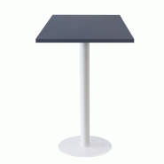 RestooTab - Mange-debout Rome blanc 60x60cm bleu fes fenix - bleu Bois manufacturé TB-ROMFF1-6060M-BL.FES