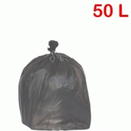 Sac poubelle à déchets légers - 50 litres - PE haute densité - Usage professionnel Sac poubelle à déchets légers - 50 litres - PE haute densité - Usage professionnel
