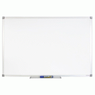 Tableau blanc laqué effaçable à sec magnétique 90x120cm