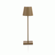 AQA Design Lampe de table rechargeable OSCAR dorée en métal L.11 P.11 H.38 - doré métal MP04140 AQA Design Lampe de table rechargeable OSCAR dorée en métal L.11 P.11 H.38 - doré métal MP04140