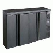 Arrière-bar réfrigéré - 4 portes - 598L - Noir - Saro - 4017337062706