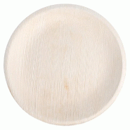Assiette ronde feuille de palmier Ø18x2cm - par 200