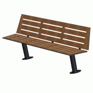 Banc public en bois buton industries bc 31 cah Banc public en bois buton industries bc 31 cah