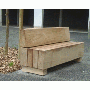 Banc public en bois marolleau cholet Banc public en bois marolleau cholet