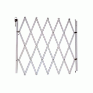 Barrière stopfix, en bois, blanche, extensible à 110cm