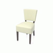 Chaise remboursée crème pieds wengé delai 3/4 semaines