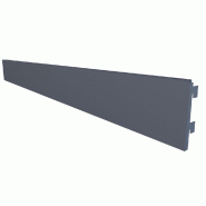Fond plein pour gondole GP25 anthracite 133x10 cm