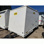 JCR Remorque cabane de chantier 2 essieux JCR 243DFRD