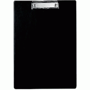 MAUL Porte-bloc A4 en carton plastifié, avec 2 aimants au verso, coloris noir - 2334990