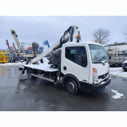 Nacelle élévatrice Nissan Cabstar Scorpion 1812 - Hauteur de travail 18m - Portée 12m - Année 2011 - 76000 KM