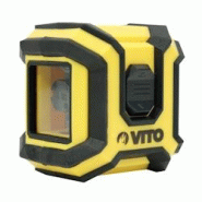 Niveau laser de chantier Croix horizontale et verticale Portée de 10 m Précision 0,5 mm VITO - noir 3663936031783 Niveau laser de chantier Croix horizontale et verticale Portée de 10 m Précision 0,5 mm VITO - noir 3663936031783