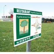 Panneau d'enseigne - direct signaletique - h 1000 x l 1500 mm