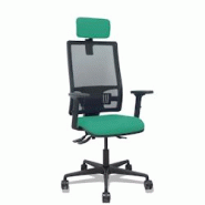 Piqueras y Crespo Silla Bormate malla negra asto.Bali esmeralda brazos 2D ruedas65 cabec reg - vert multi-matériau 405ASM840B456B2B68R65CRL Piqueras y Crespo Silla Bormate malla negra asto.Bali esmeralda brazos 2D ruedas65 cabec reg - vert multi-matériau 405ASM840B456B2B68R65CRL