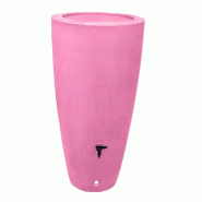 PLAST'UP ROTOMOULAGE Pot conique récupérateur d'eau de pluie aérien 200l - ROSE - rose 0669014882486