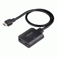 Répartiteur HDMI 2 Ports - Vidéo HDMI 2.0 4K 60Hz - Répartiteur HDMI 4K 1 Entrée 2 Sorties - Réparti_0
